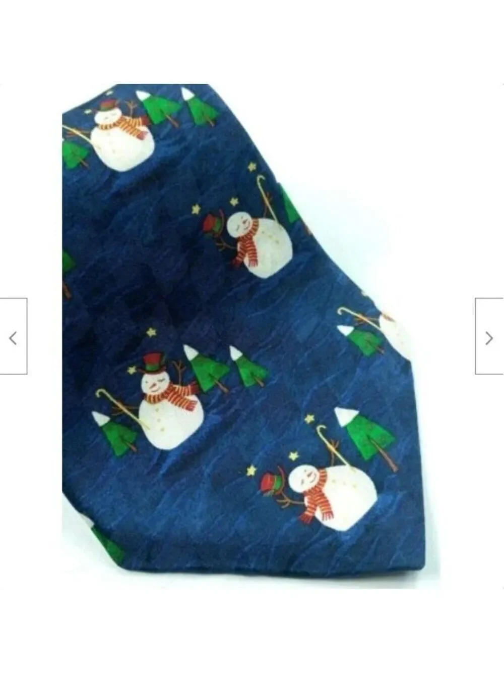 Hallmark Snowman Christmas Holiday Tie